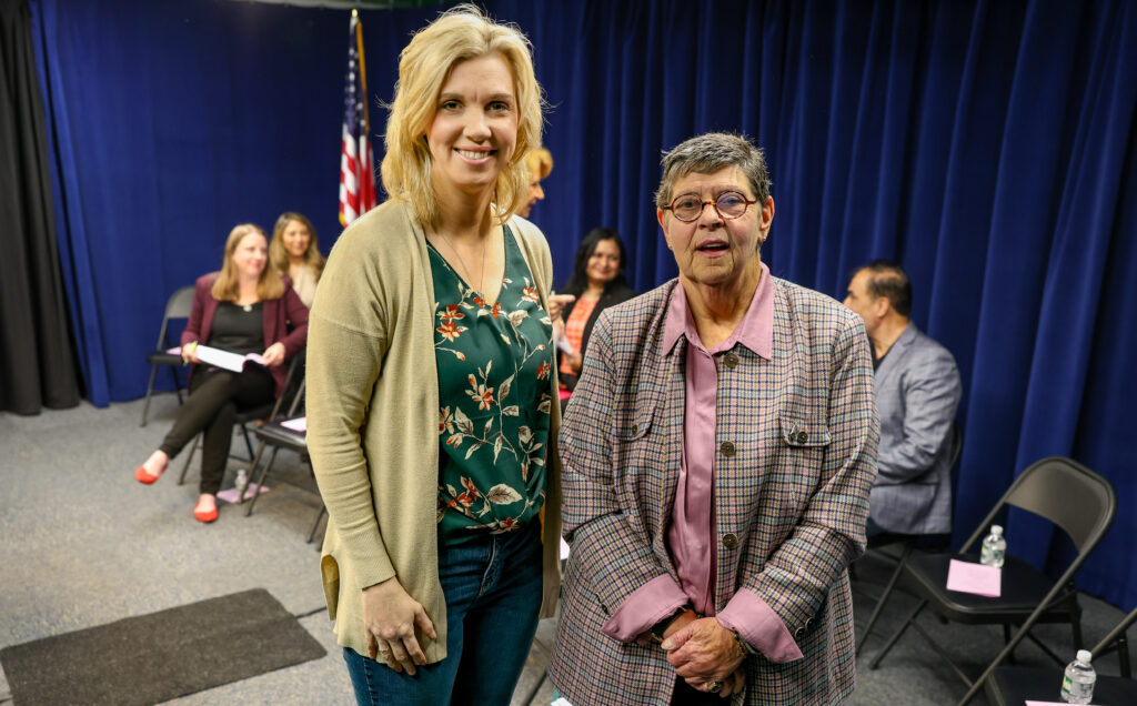 Ashley Fogg (left) and Susan Stephenson