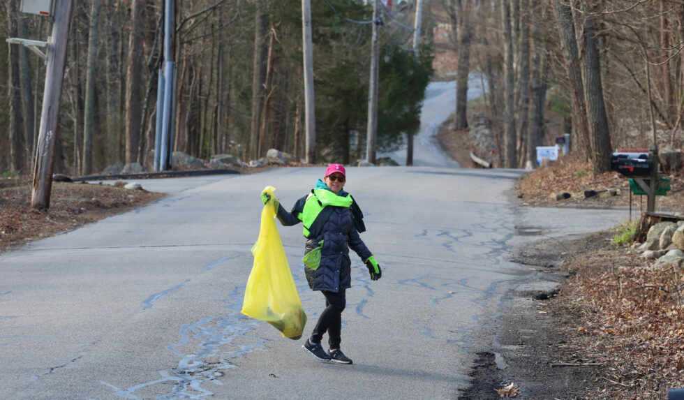 Photos Hop Yellow Bag Day trash pickup Hopkinton Independent