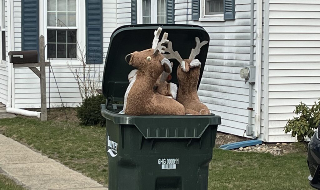 Reindeer trash