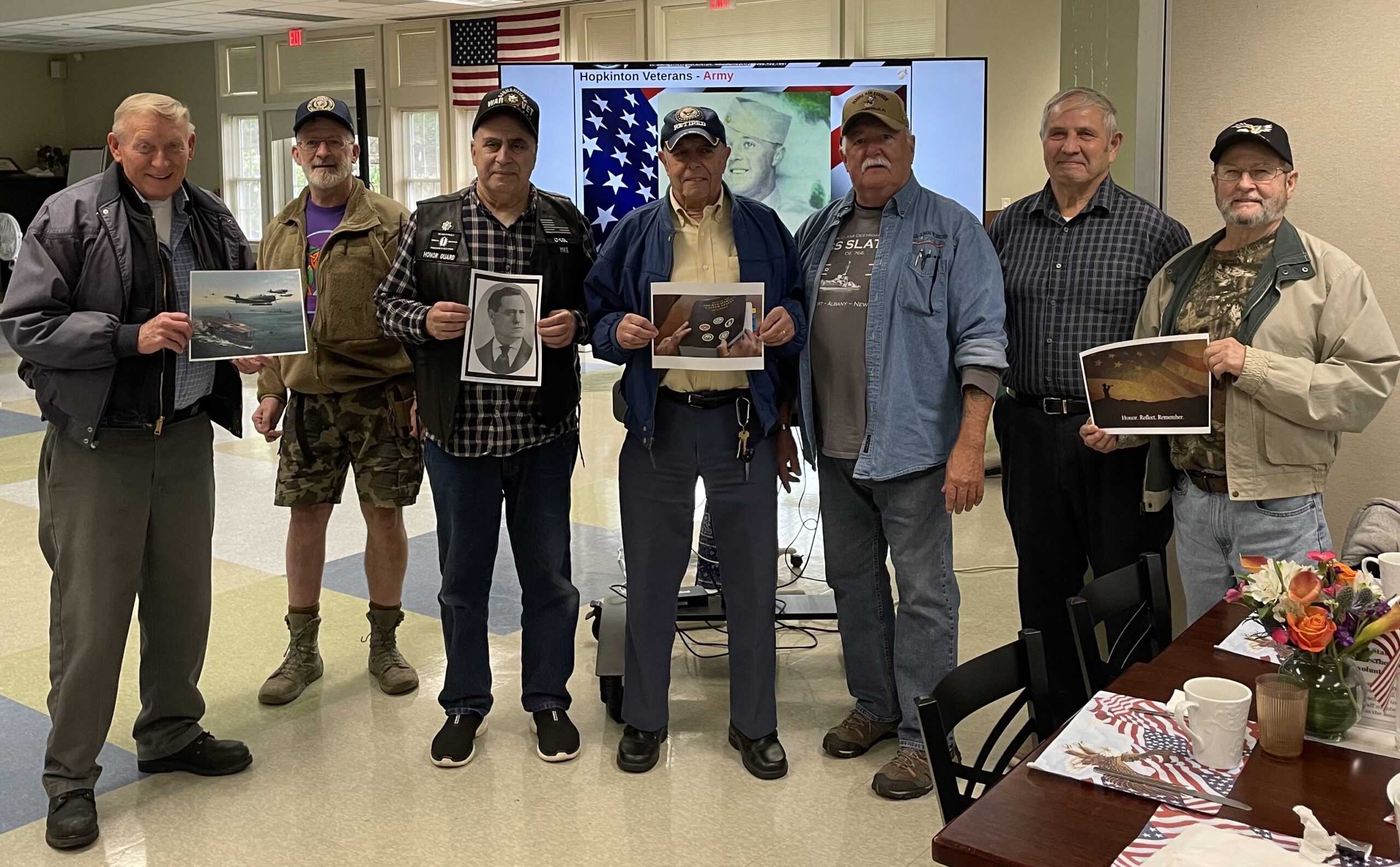 Veterans discuss May military history at monthly breakfast
