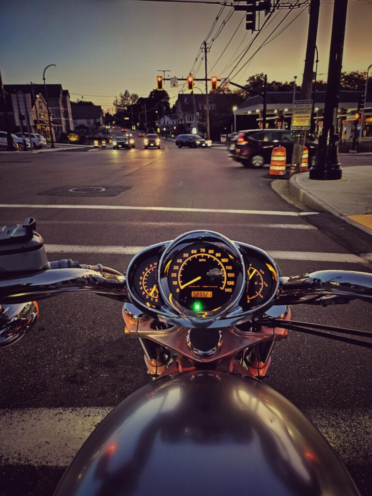 Photos around town-motorcycle