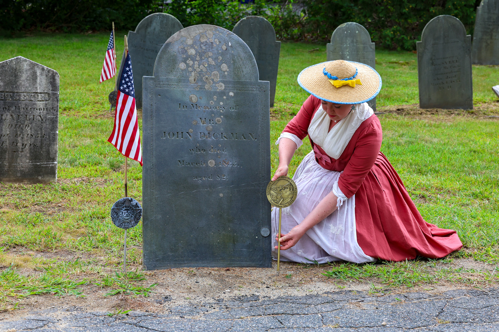 Photos: Boston Tea Party ceremony at Evergreen Cemetery