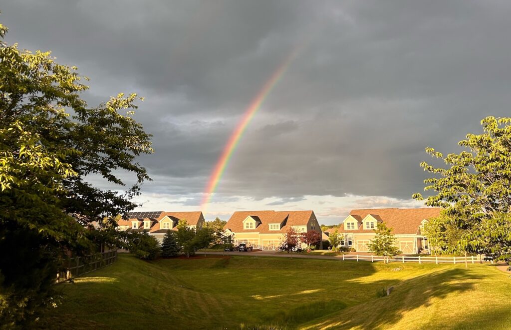 Rainbow over Legacy Farms