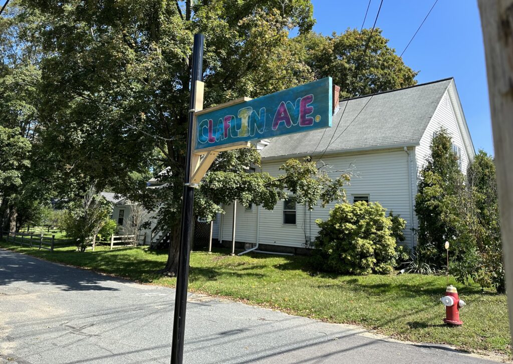Claflin Avenue sign