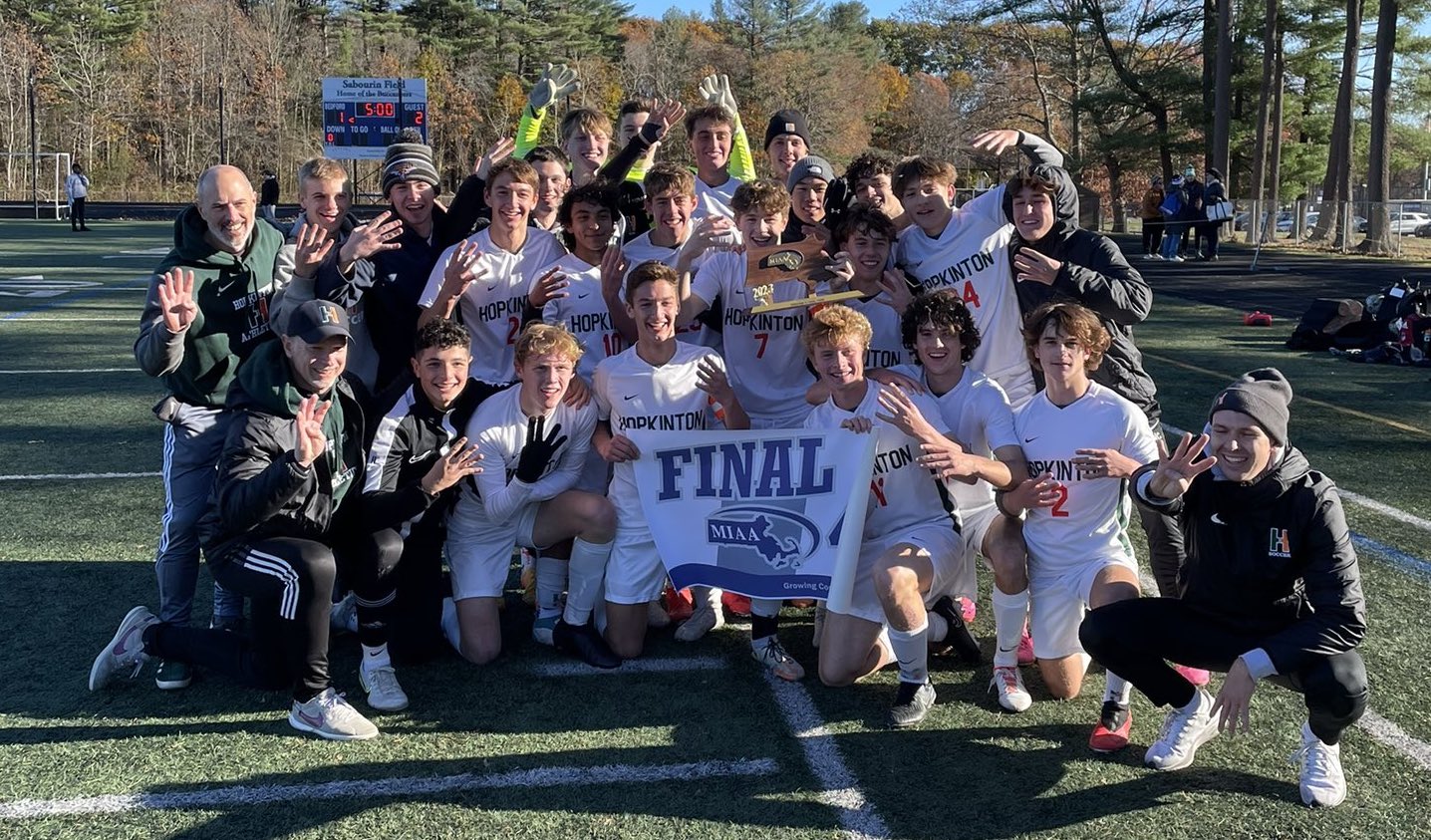 HHS boys soccer knocks off top seed to reach state semifinals