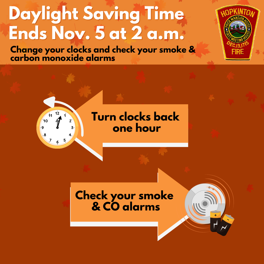 HFD reminds residents to check fire alarms when changing their clocks as daylight saving time ends