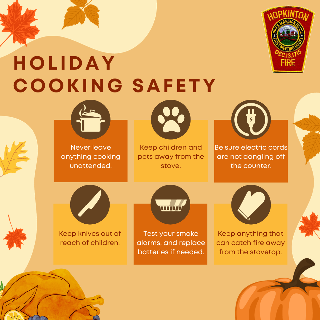 Fire Department shares holiday cooking safety tips