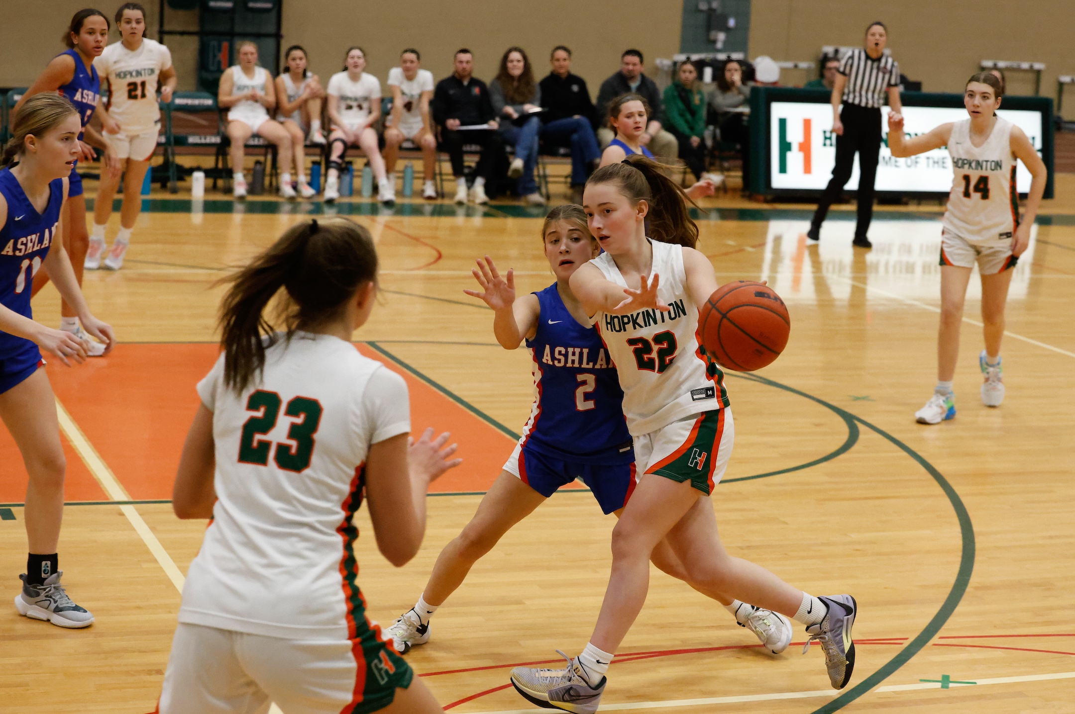 Photos: HHS girls basketball tops Ashland