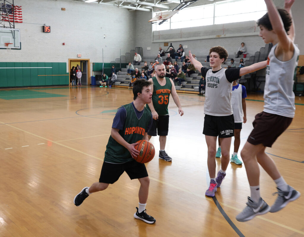Special Olympics basketball game