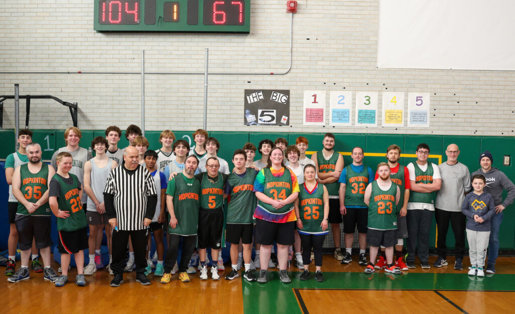Special Olympics basketball game