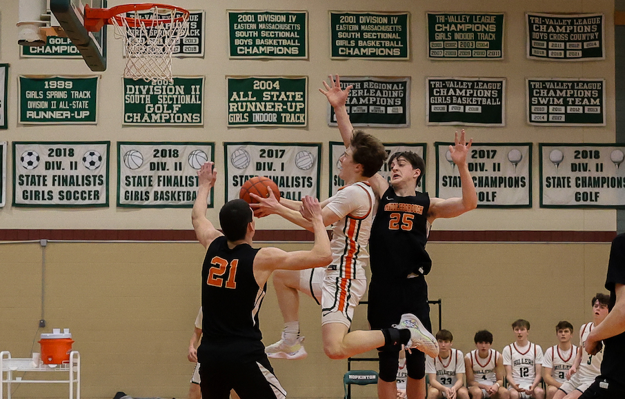HHS boys basketball bows out of postseason with loss to Middleborough