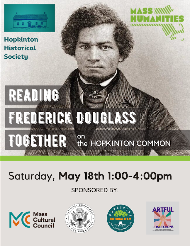 Reading Frederick Douglass Together at Town Common May 18