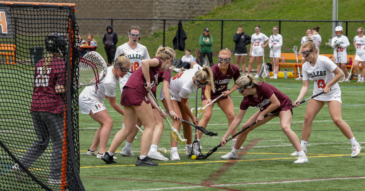 Photos: HHS girls lacrosse battles Algonquin