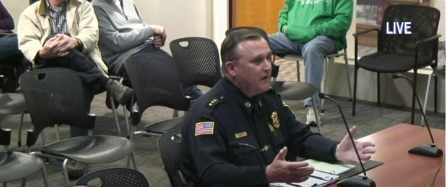 Tensions flare during Select Board’s midyear review of HPD Chief Bennett’s performance