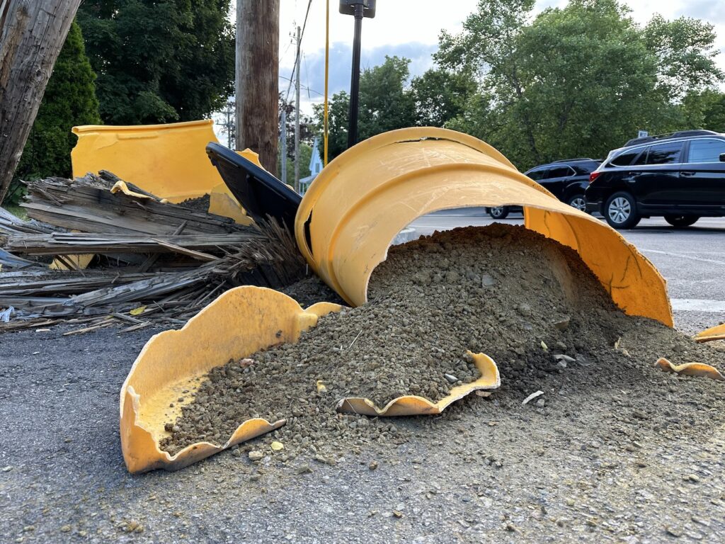 Wood Street barrel damage