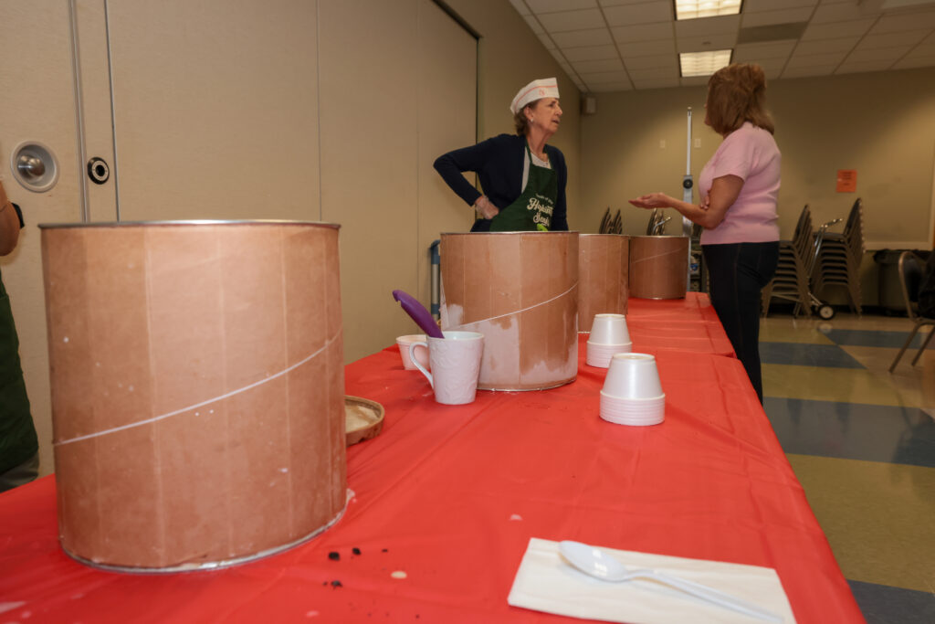 Ice cream social volunteers