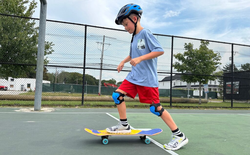 Kid skating