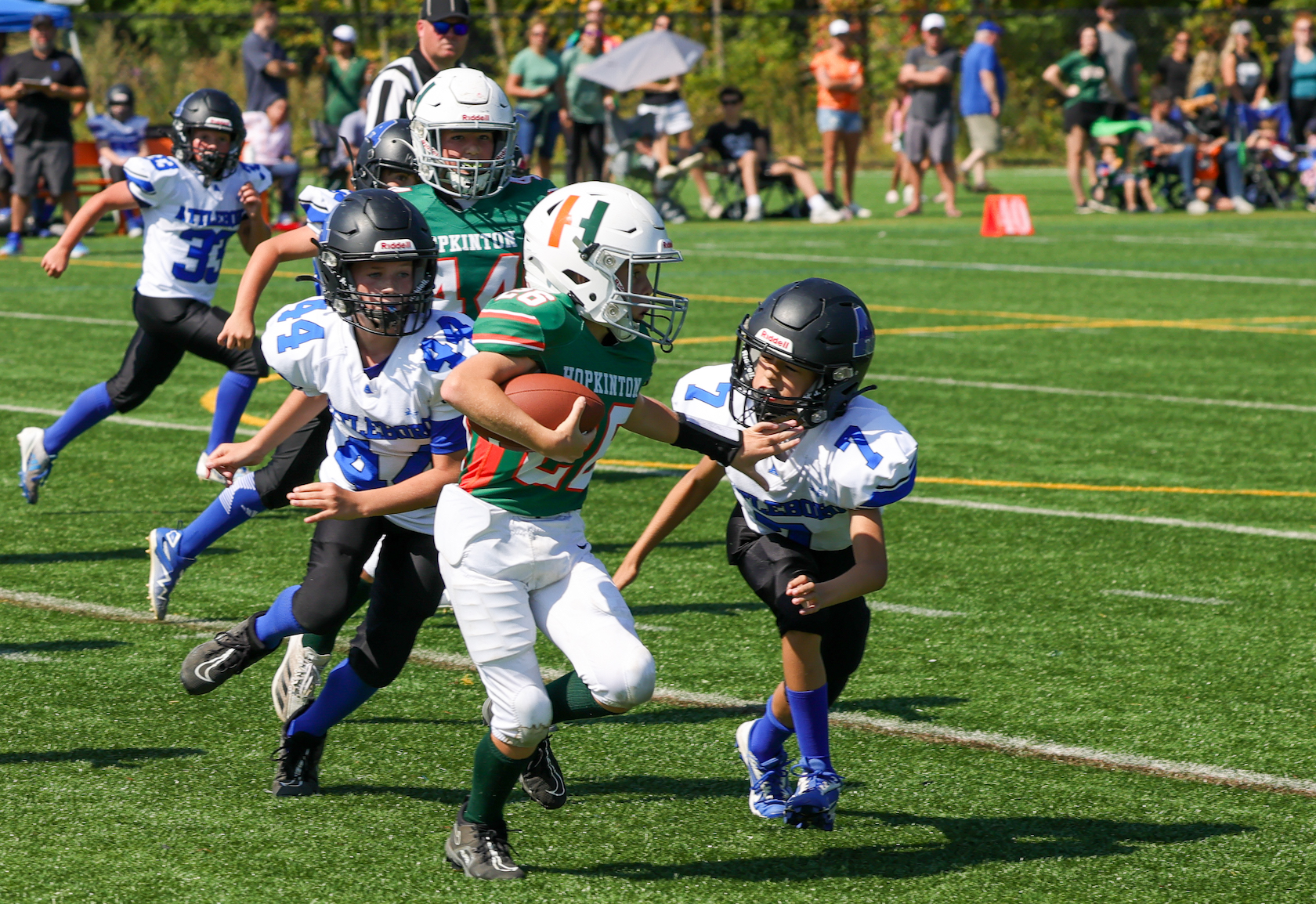 Photos: Hopkinton Youth Football battles Attleboro