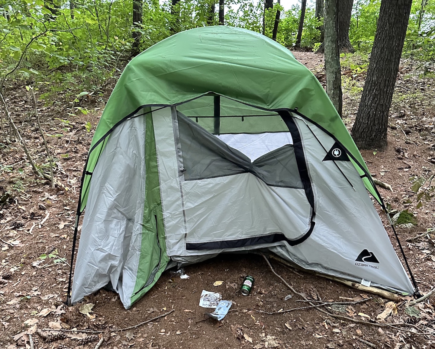 Alleged transients in tent near Lake Whitehall raise concerns; Environmental Police clear area