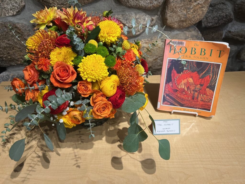 Books in bloom event