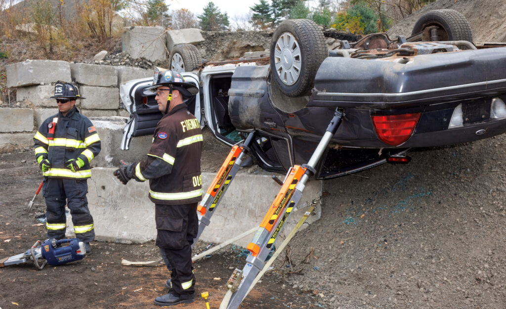 Fire department training