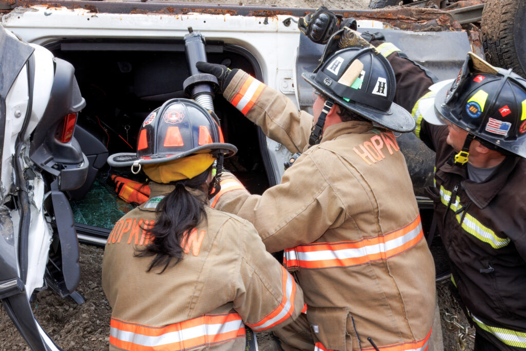 Fire department training