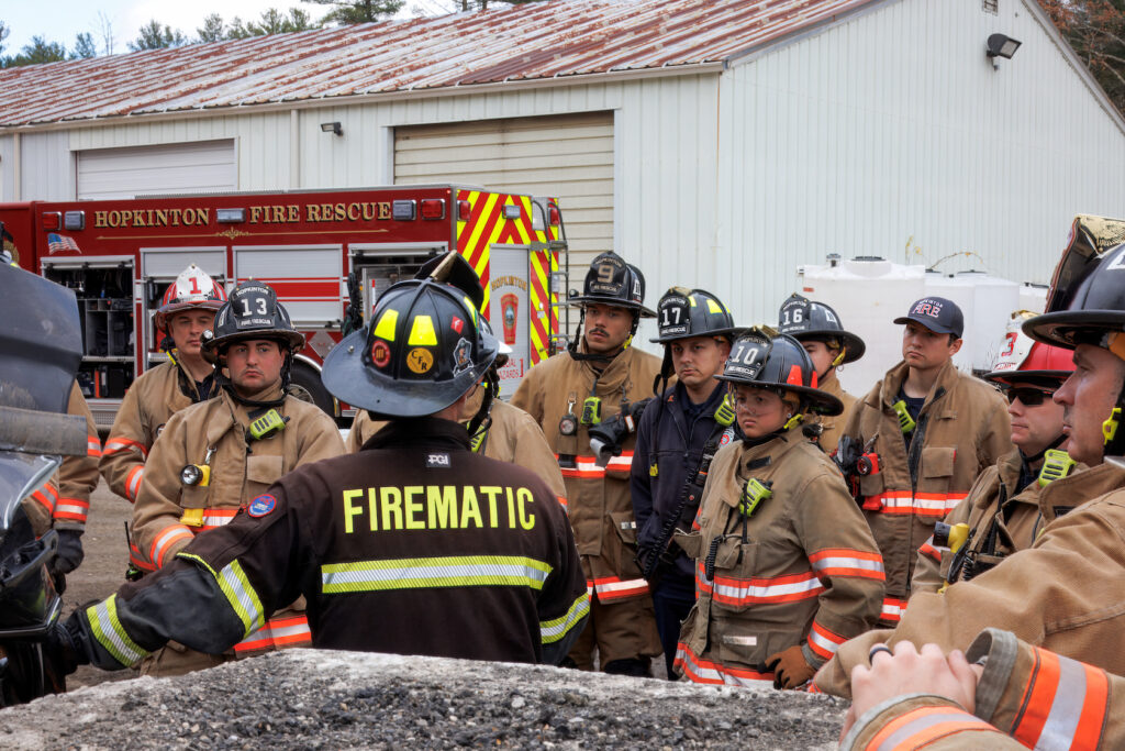 Fire department training