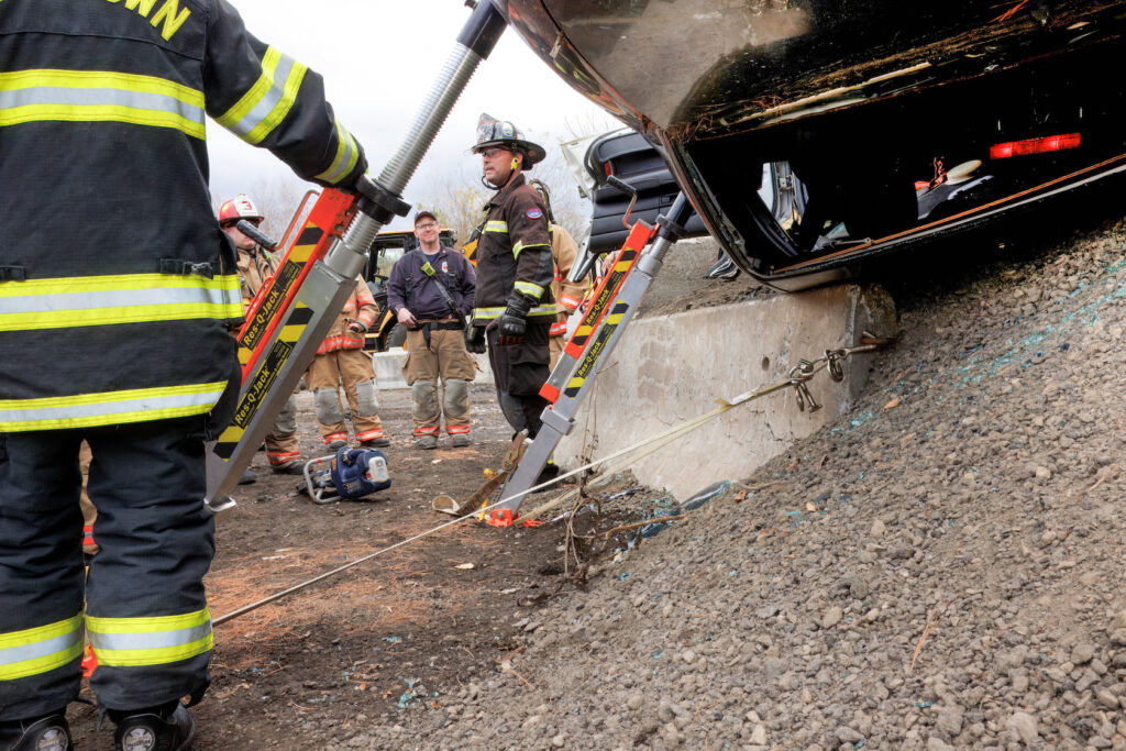 Fire department training