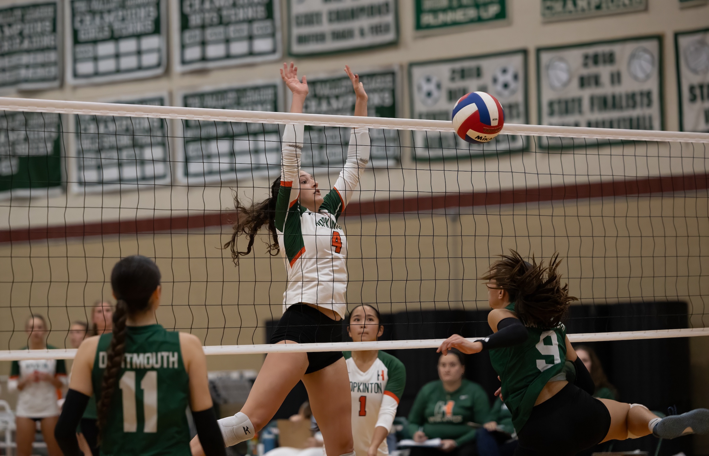 Photos: HHS girls volleyball topples Dartmouth