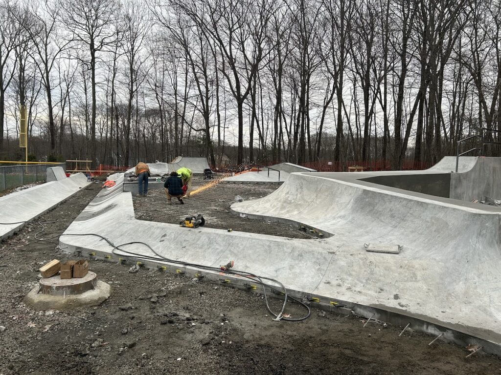 EMC skate park construction