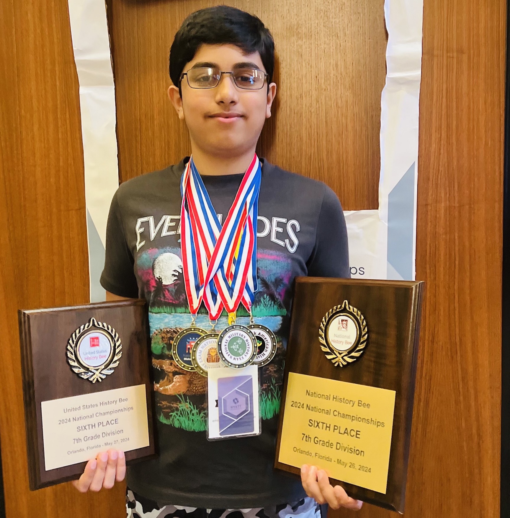 HMS student wins regional History Bee, qualifies for worlds