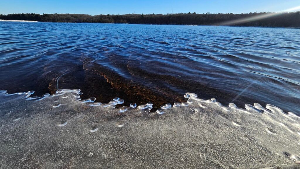 Ice Hopkinton Reservoir