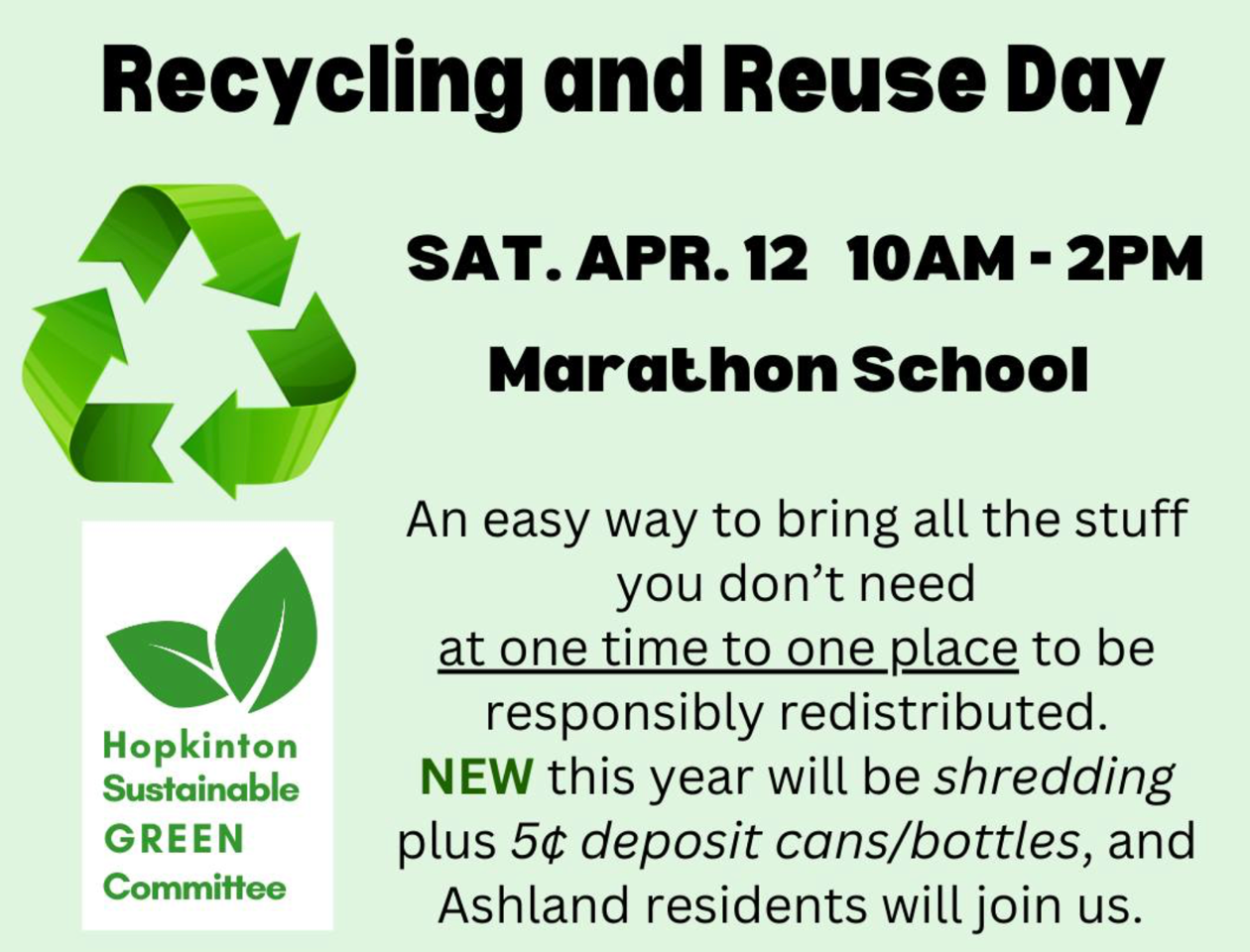 Recycling/Reuse Day