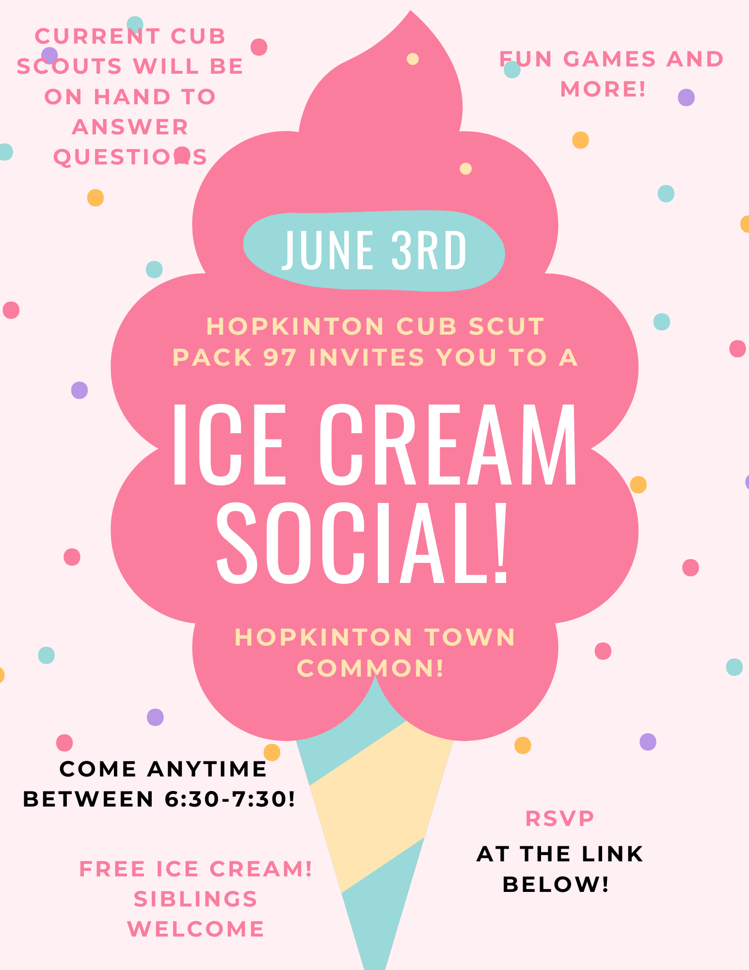 Scouts Ice Cream Social