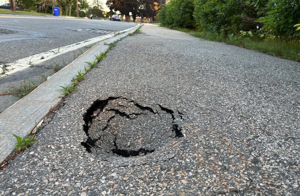 Grove Street sinkhole