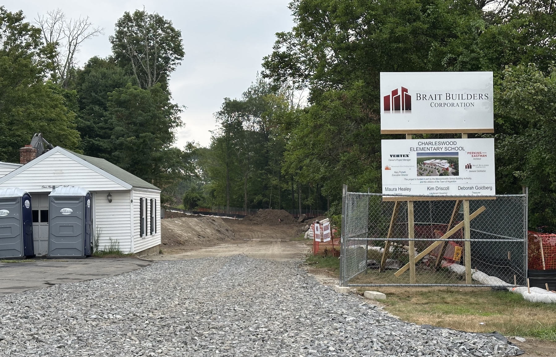 ESBC discusses recording Charleswood School progress via drone