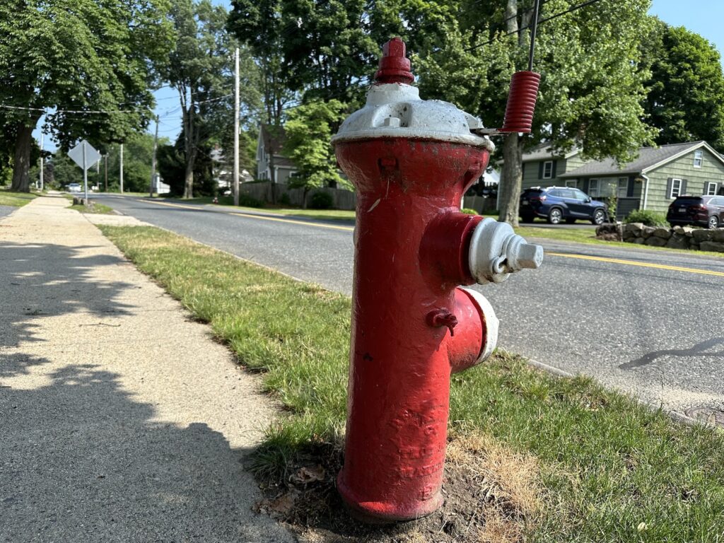 Fire hydrant on Pleasant Street