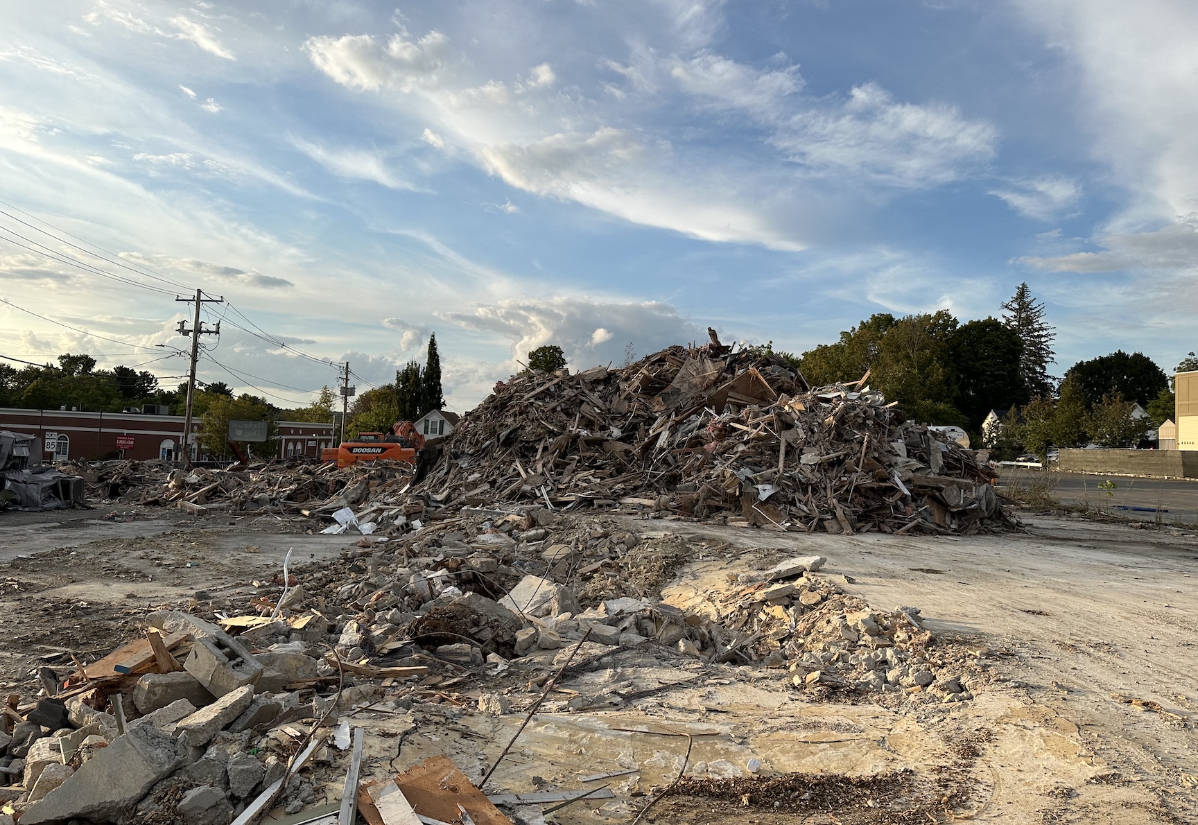 Photos: Hopkinton Drug demolition, Day 2