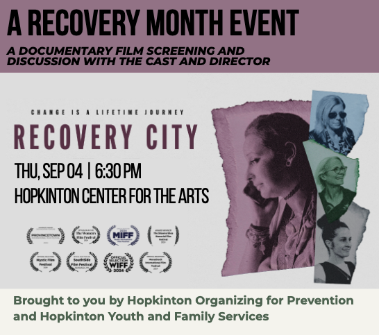 Recovery month flyer HOP