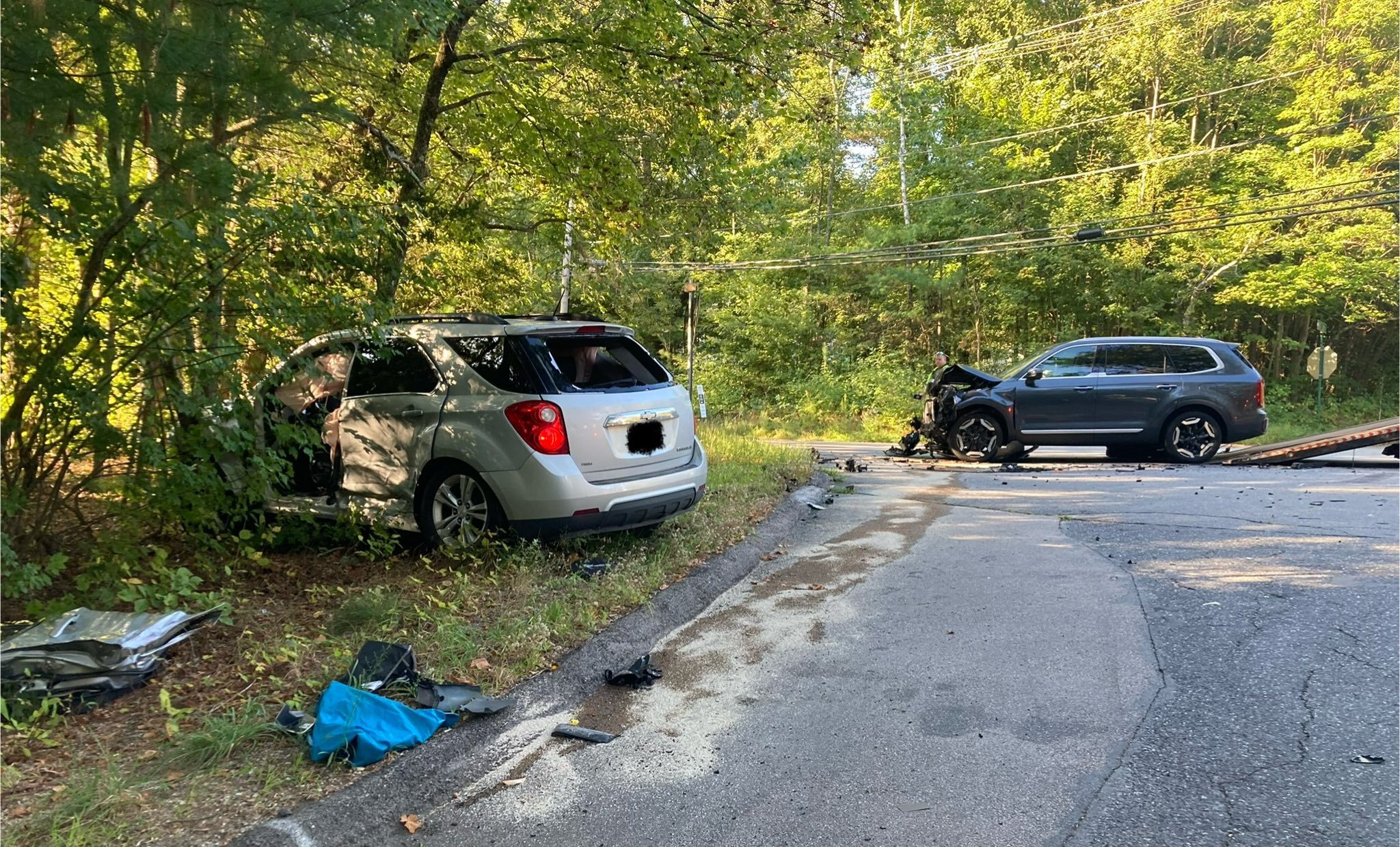 Police: Failure to stop at stop sign leads to 2-car crash with apparent injuries Wednesday morning