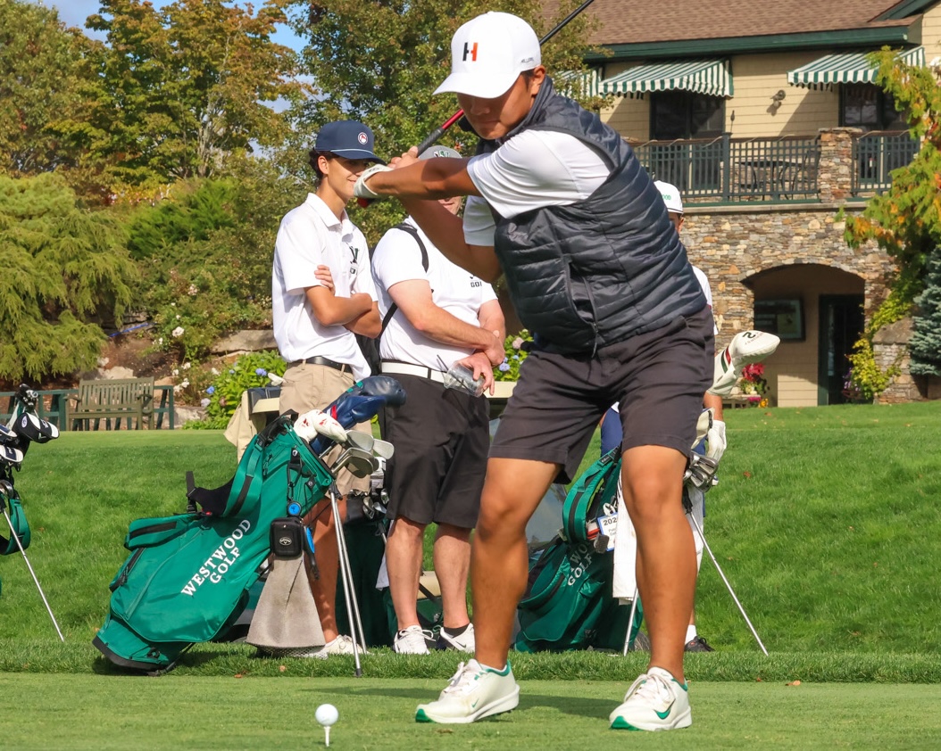 Photos: HHS boys golf drops close matches