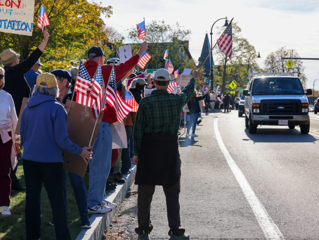 No Kings Protest Town Common
