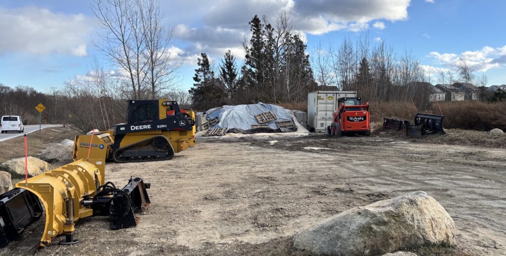 Legacy Farms Salt Pile