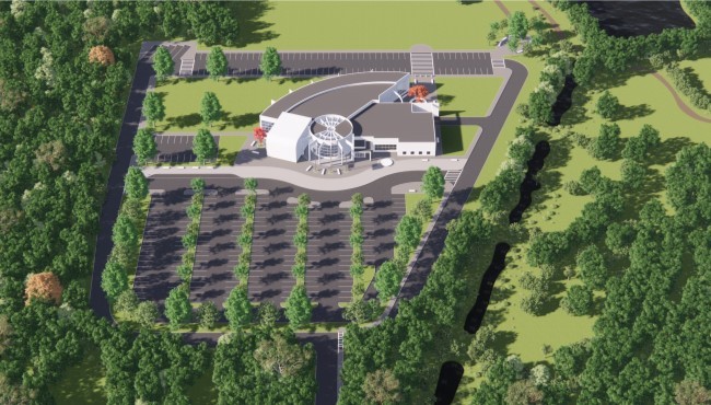 GRLA rendering International Marathon Center