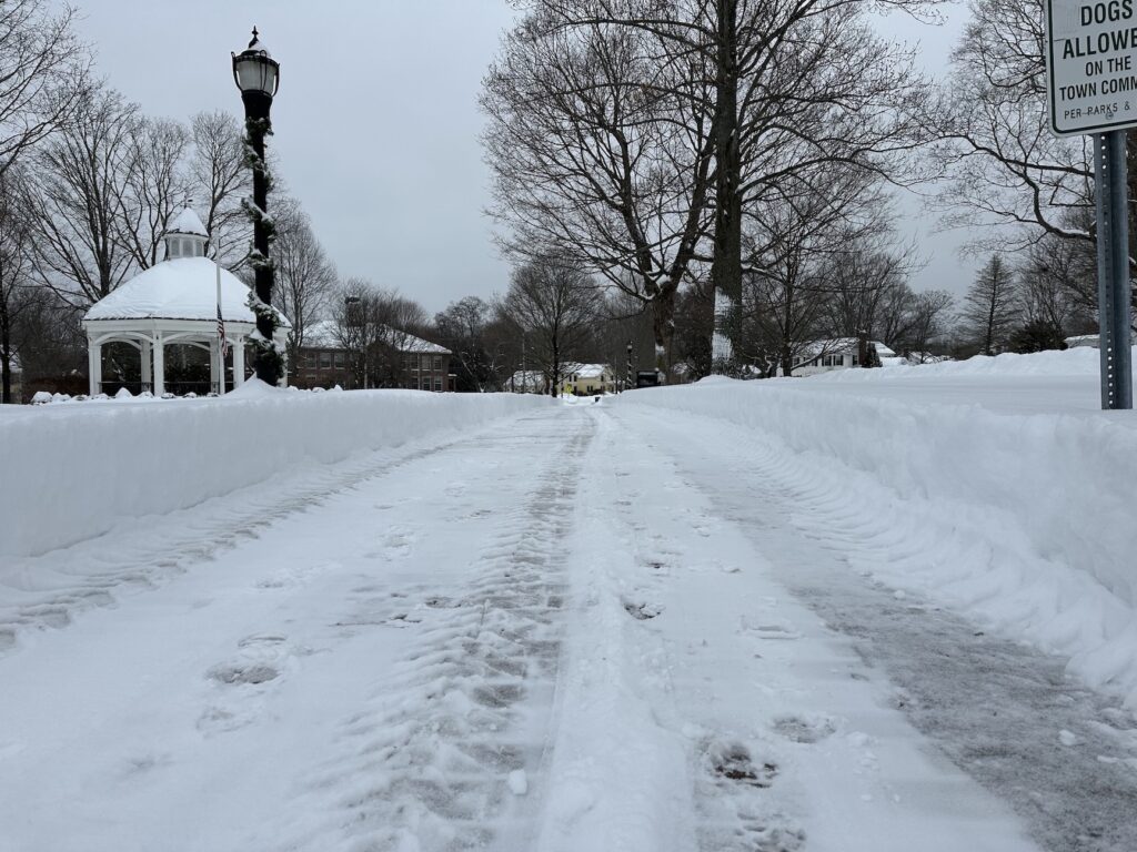 Town Common snow