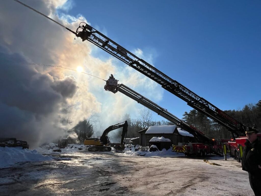 JB Sawmill fire