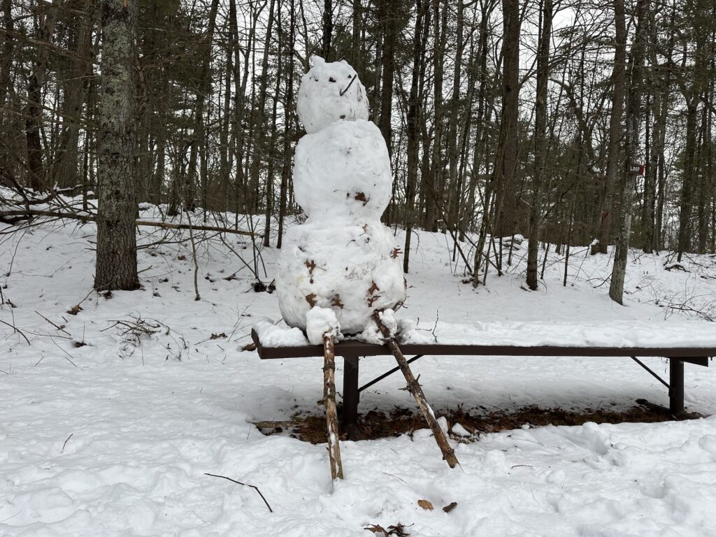 Snowman Hopkinton State Park