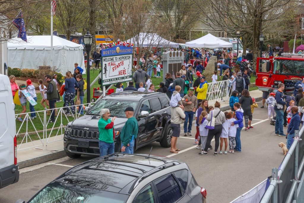 Boston Marathon weekend at Town Common