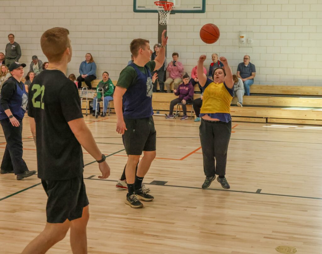Special Olympics basketball