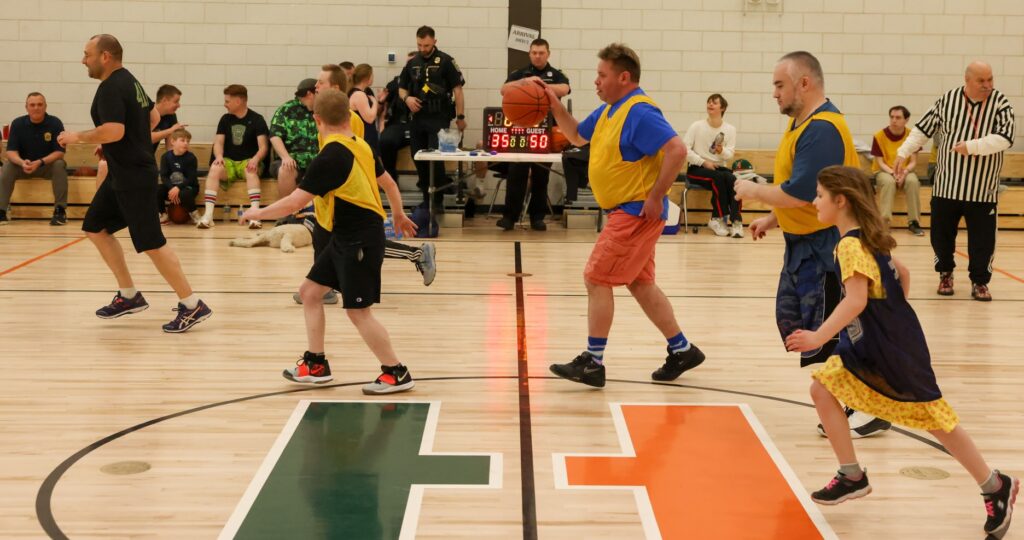 Special Olympics basketball
